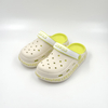 CREAM EVA CLOGS KIDS CUSTOM LOGO