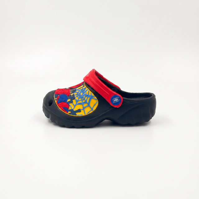 Bulk Spider-Man Kids Clogs | Wholesale Character Garden Shoes Factory Direct