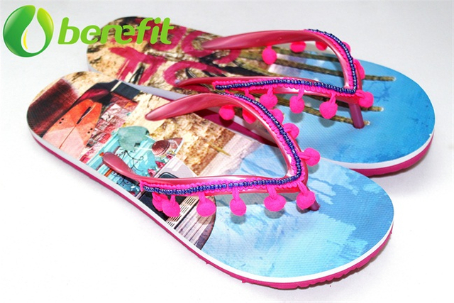 Slippers Women And Slippers Ladies for Beach Style with PVC Upper And EVA Sole