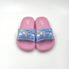 Wholesale Kids Pink & Blue Stitch Slides "I Don't Do Mornings"