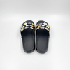 WOMEN FLOWER SLIPPERS EVA BLACK CARTOON SANDALS