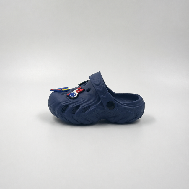 Wholesale Kids Navy Space Theme Clogs Astronaut & Rocket Charms