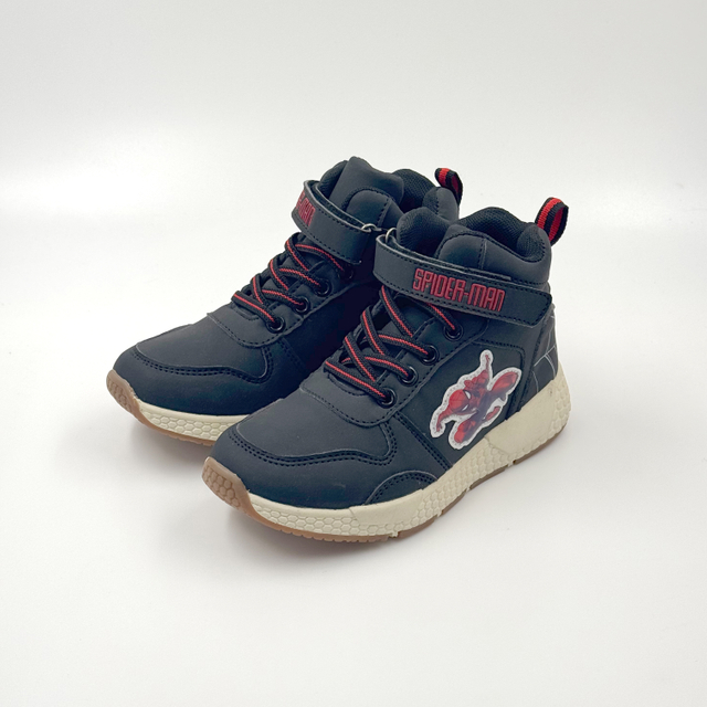 BLACK HIGH TOP SNEAKERS HI TOP TRAINERS NON SKID BLACK SNEAKERS