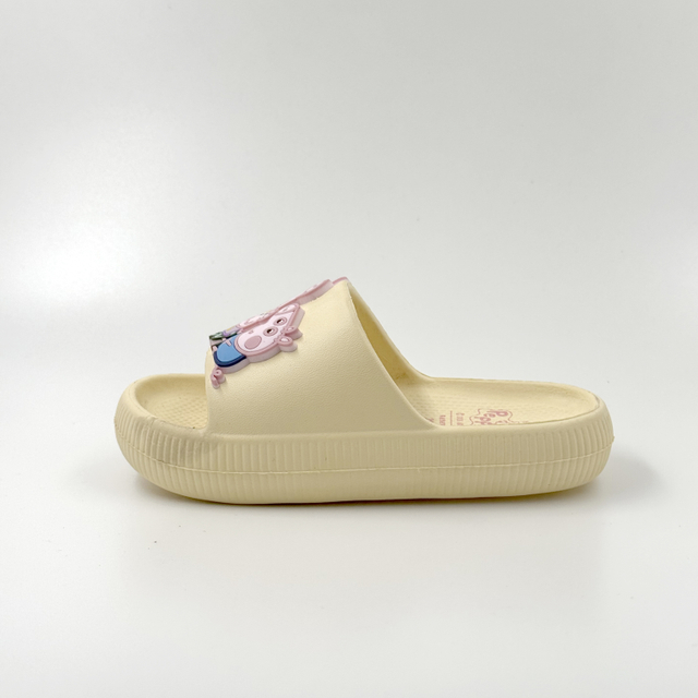 KIDS CREAM SLIPPERS CARTOON PERSONALIZED SLIPPERS BEST IN HOUSE SLIPPERS