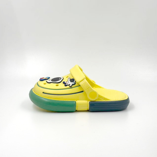 Bulk Kids Astronaut Clogs with Charms | Wholesale Space Theme EVA Sandals Factory