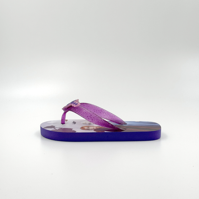 KIDS FROZEN ELSA ANNA LIGHT UP FLIP FLOPS SHOES 