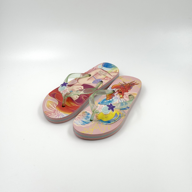 KIDS LITTLE MERMAID BEST BEACH FLIP FLOPS SHOES 