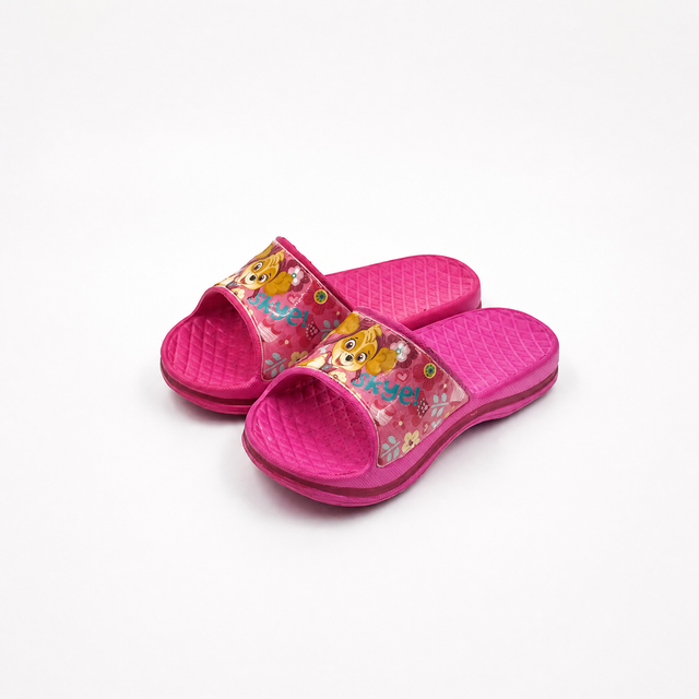 Bulk Kids Pink Skye PAW Patrol Slides EVA Pool Sandals