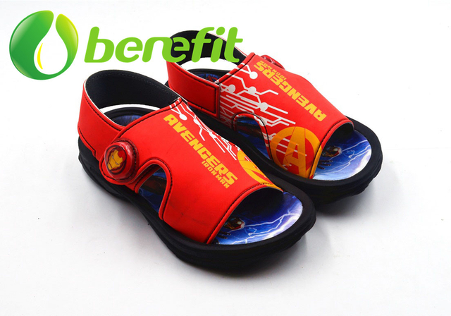 Platform Sandals for Kids with Low Wedge in Peep Toe of Sandals Pink