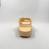 LADIES EVA YELLOW BIRKENSTOCK-STYLE SANDALS WITH TWO BUCKLES ON THE UPPER