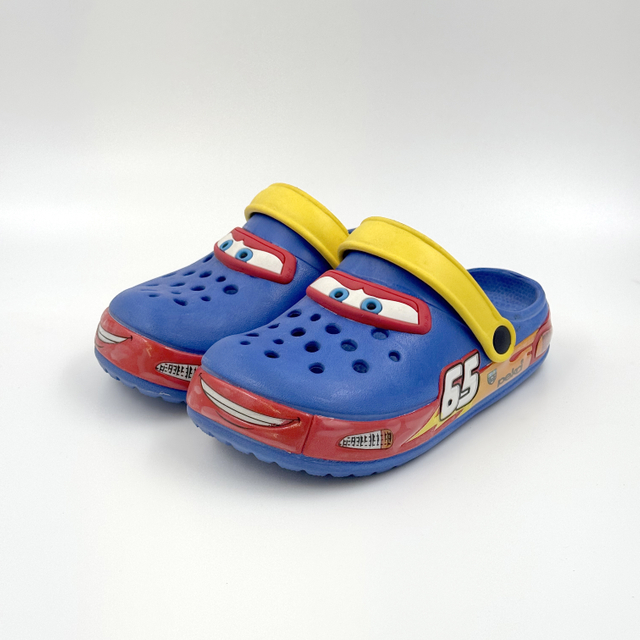 KIDS EVA CLOGS DISNEY CARS SHOES DARK BLUE COLOR SHOES 