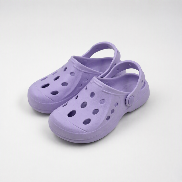 Bulk Kids Lavender EVA Clogs Lightweight Garden Shoes Supplier