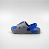 Wholesale Kids Grey & Blue Slides Robot Bear Heel Strap Supplier