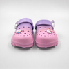 Wholesale Kids Purple Gradient Clogs Cartoon Charm EVA Sandals