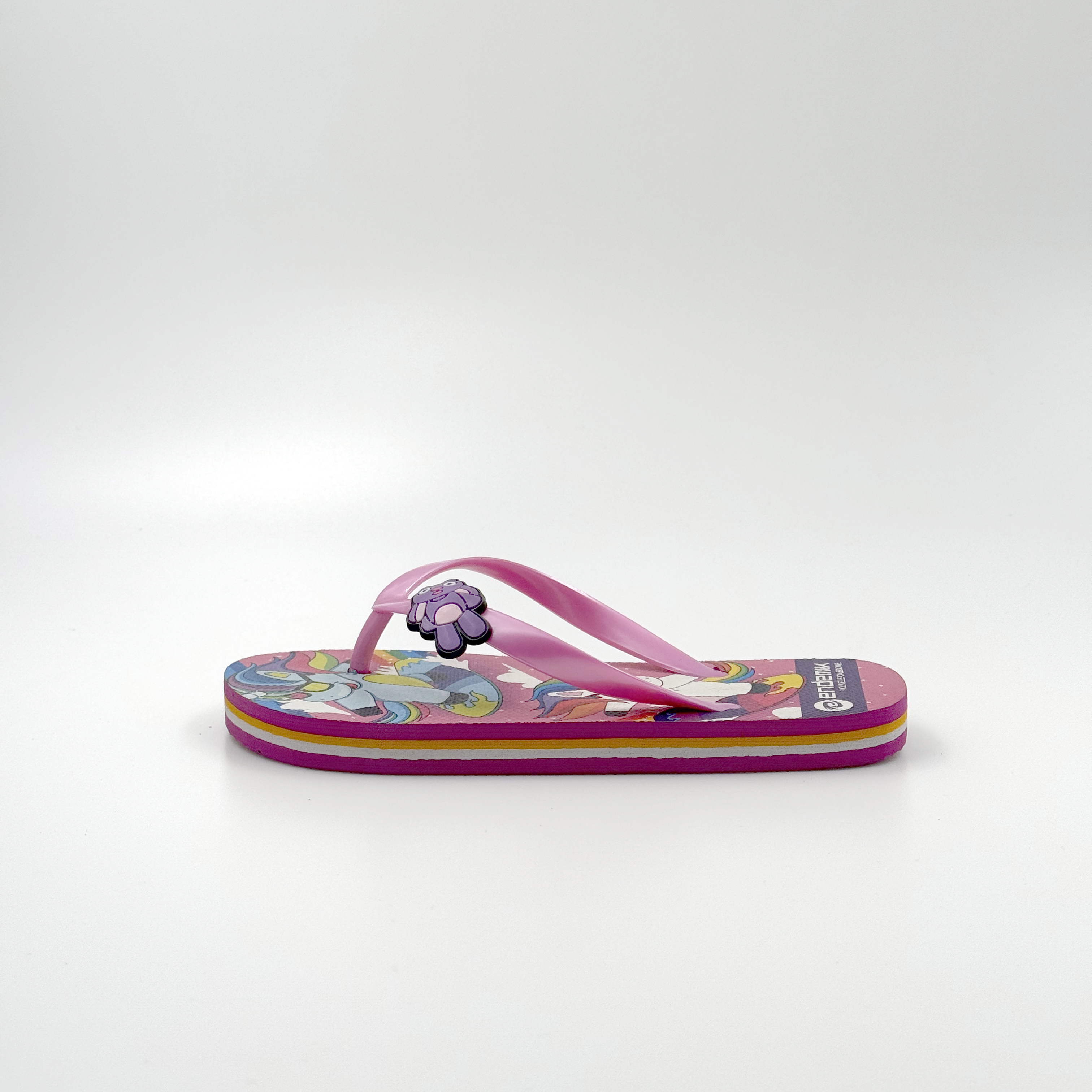 CHILDREN GIRL UNICORN CARTOON FLIP FLOPS SHOES 