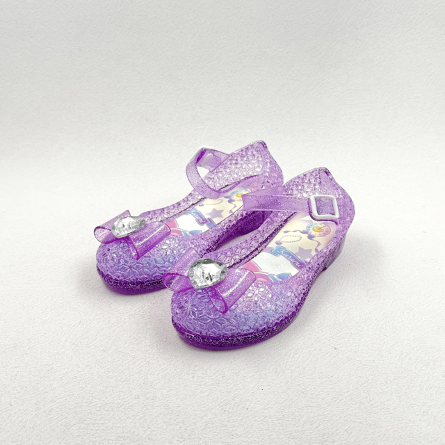 KIDS HOT BRAND KUROMI JELLY SANDAL WITH RHINESTONES DECORATION