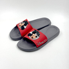 Disney Mickey Mouse Men's Slippers Red And Grey Slides Wholesale