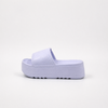 Bulk Kids Lavender Platform Slides EVA Beach Sandals