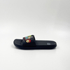 Marvel Avengers Black Slide Slippers with 3D Character Details Wholesale