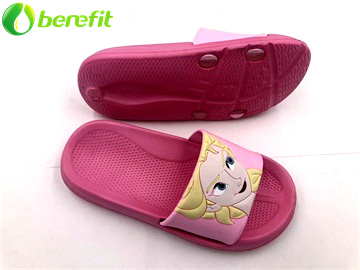 Frozen Pink Elsa Kids' girls Slides slippers for summer 