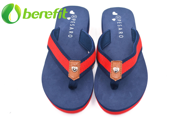 Women High Wedge Slippers with Beach Styles And with Arch Support Sole