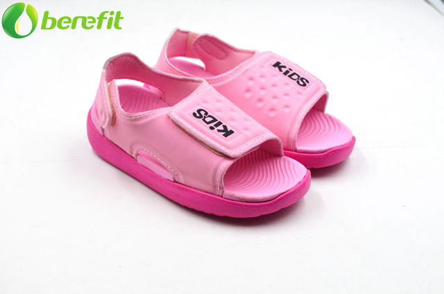 Toddler Pink Girl New Design PU Upper EVA Sandal 