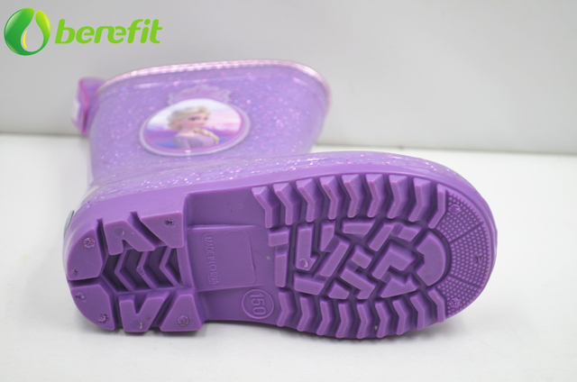 Frozen Purple Kids Rain Boots for Girl 