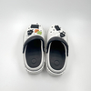 WOMEN BLACK AND WHITE SHOES COMFORTABLE CLOGS KAWS SHOES
