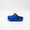 Wholesale Blue Kids Garden Clogs with Motorcycle Applique