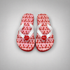 Wholesale Sweethearts XOXO Print Flip Flops for Women