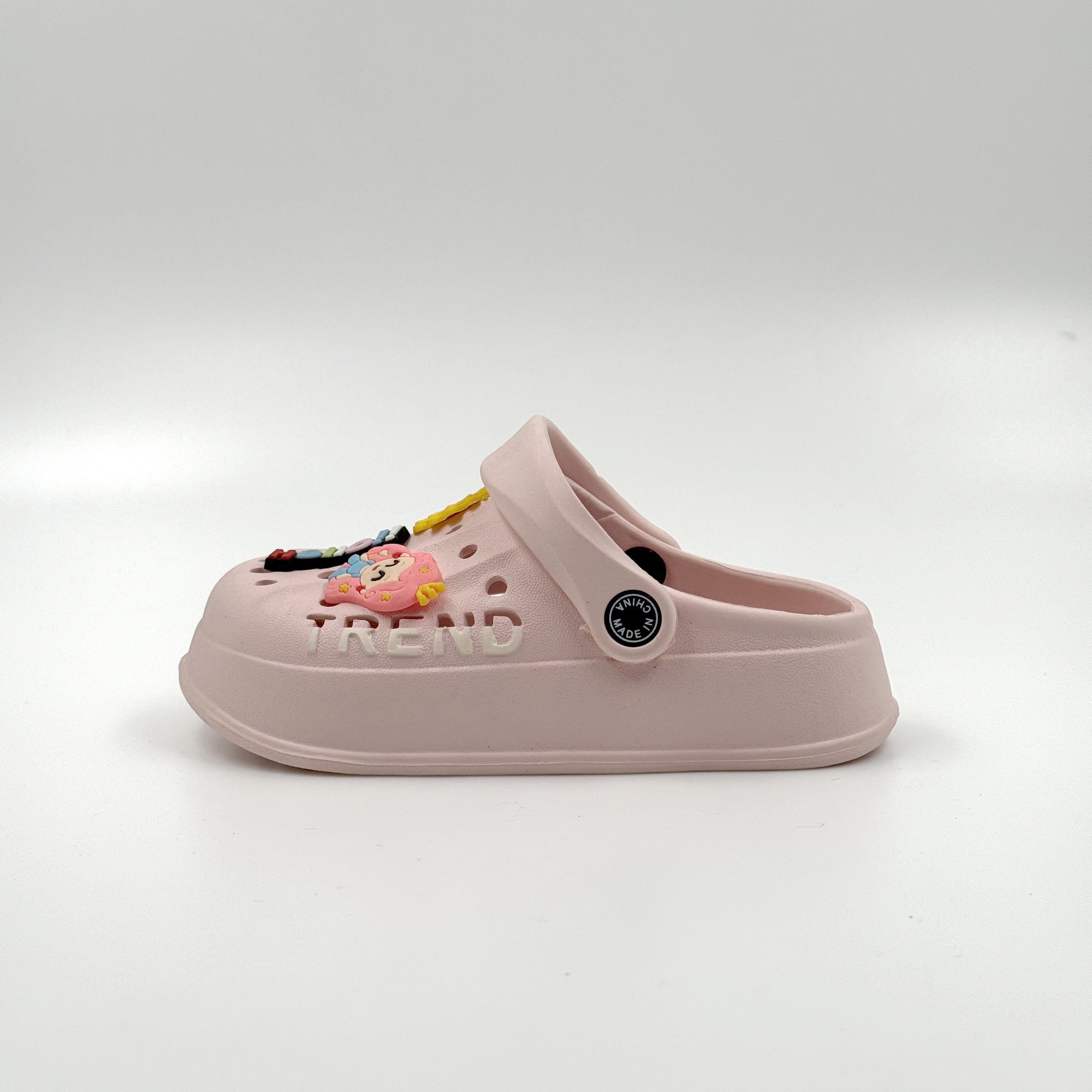 KIDS CREAM CREATIVE COMFORTABLE SHOES SOFT CLOGS 