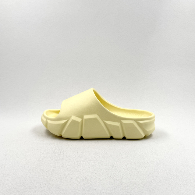 WOMEN'S SUMMER FLAT SLIPPER YELLOW SLIDES EVA QUUICK DRY SHOE