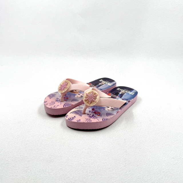 GIRLS FROZEN LIGHTING FLIP FLOPS