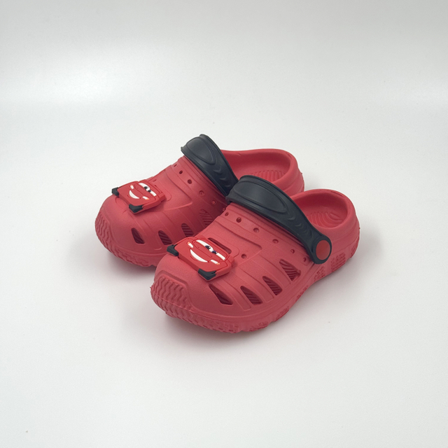 KIDS DISNEY CARS SHOES COMFORTABLE CLOGS LIGHTNING MCQUEEN CLOGS 
