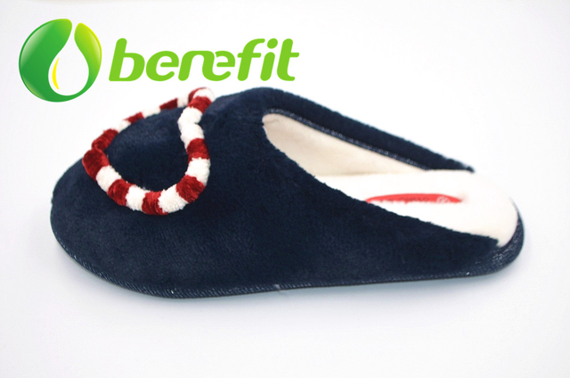 Indoor Slippers for Men Suit for Bedroom And Floor with Artifical Wool And Colorful Design