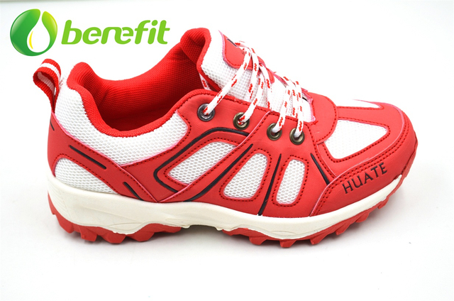 Lady Red PU Outdoor Working Casual Shoes 