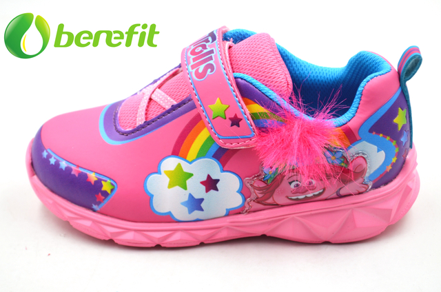 Pink Toddler Girl Shoes with Lights 