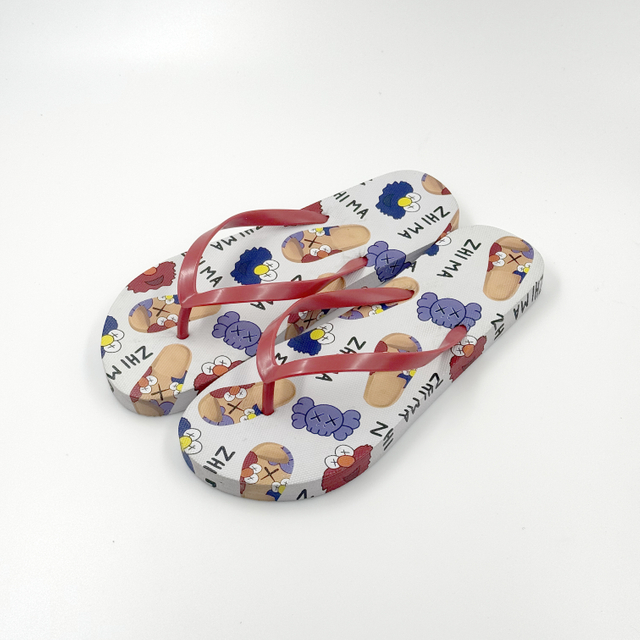 KIDS SESAME STREET SHOES KAWS SHOES CARTOON FLIP FLOPS