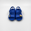 Bulk Kids Blue Open-Toe Sandals with Cartoon Charms & Ankle Strap