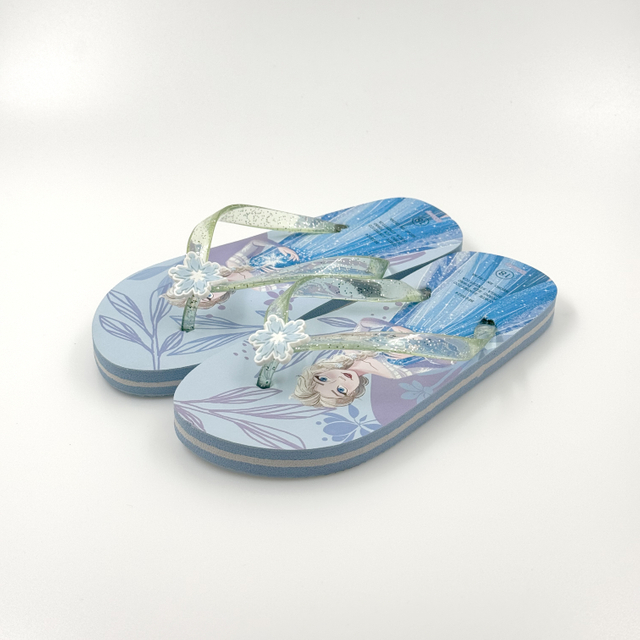 GIRLS FROZEN FLIP FLOPS ELSA SHOES CUSTOM FLIP FLOPS 