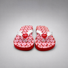Wholesale Sweethearts XOXO Print Flip Flops for Women