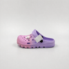 Wholesale Kids Purple Gradient Clogs Cartoon Charm EVA Sandals