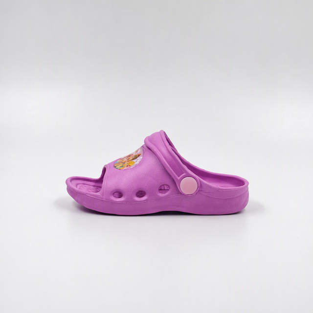 Bulk Kids Cartoon Slide Sandals | Wholesale Girls Character Beach Slippers