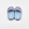 Wholesale Girls Blue Slides with Colorful Happy Girls Heart Charms
