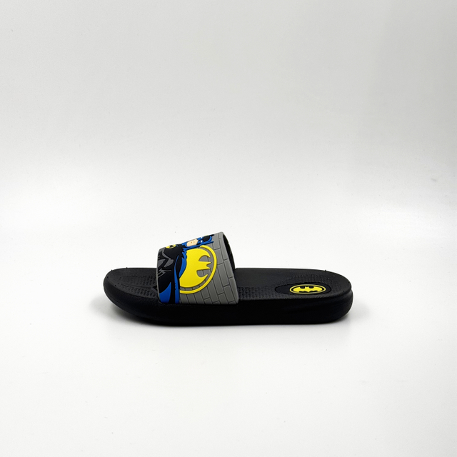 Batman Kids' Slide Slippers Black And Grey Wholesale