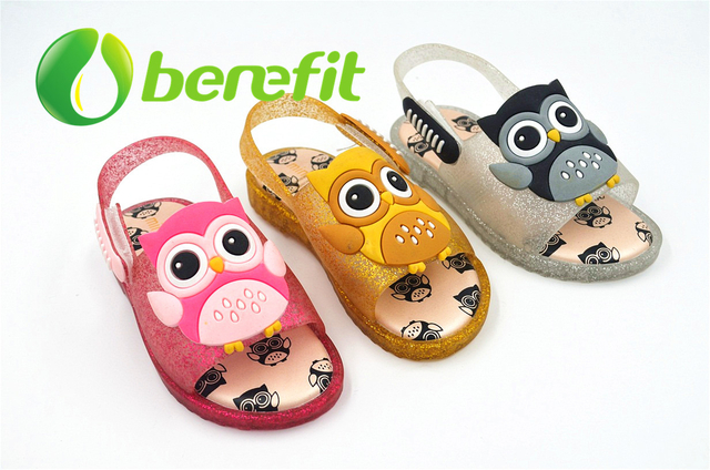Jelly Shoes for Kids in Glitter PVC with Wonderful Fruity Odour Smell 