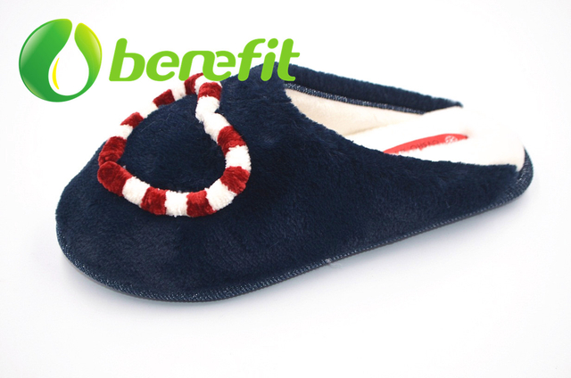 Indoor Slippers for Men Suit for Bedroom And Floor with Artifical Wool And Colorful Design