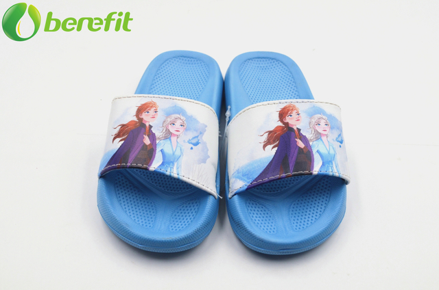 Disney EVA Frozen Pull-on Slides Sandals 