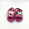 Wholesale UBEST Pink Kids Sporty Water Sandals Adjustable Velcro