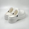 EVA WHITE WOMEN'S HIGH HEEL CLOGS EVA CLOGS 